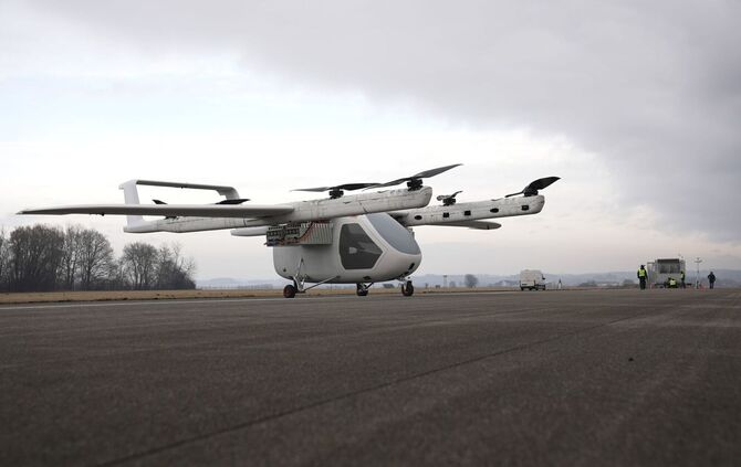 Elektrischer Senkrechtstarter - Prototyp Romeo"