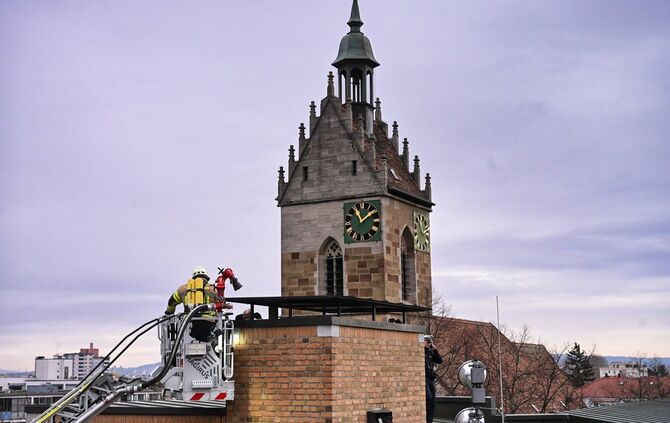 Am Dienstag kam es zu einem Einsatz am Fellbacher Rathaus.