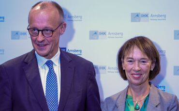 Bundeskanzler Friedrich Merz (CDU) und seine Frau Charlotte (Archivfoto)