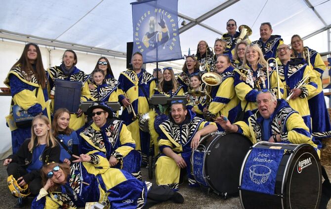 Die Nellmersbacher Guggenmusiker. (Archivfoto)