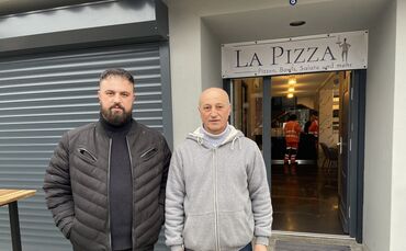 Hüseyin Dümrül und sein Vater Hasan Dümrül haben am 10. Februar "La Pizza" in Fellbach eröffnet.