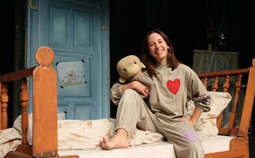 Leonie Ocker ist die Hauptdarstellerin im Kindermusical "Anouk", das am Donnerstagnachmittag in der Künkelinhalle und am Samstag