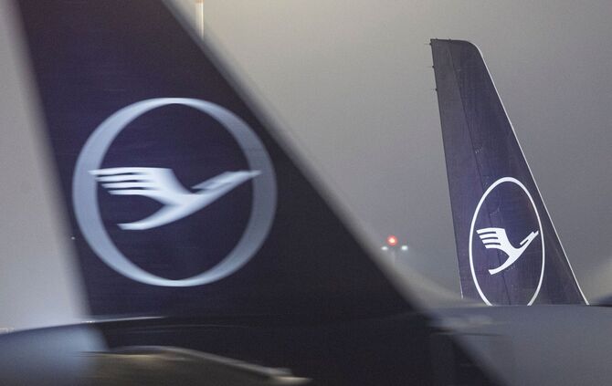 Lufthansa-Jets am Flughafen Frankfurt/Main