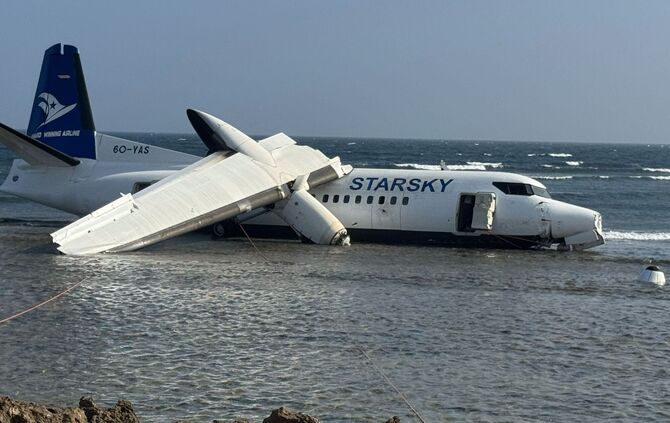 Flugzeugcrash in Mogadischu