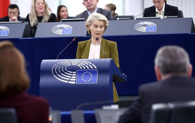 Plenarsitzung des Europäischen Parlaments - Von der Leyen