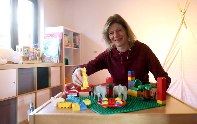 Katja Wünnenberg war in Nordrhein-Westfalen Vollzeit-Tagesmutter. In ihrer neuen Heimat im Haghof will sie nun ebenfalls eine Ki