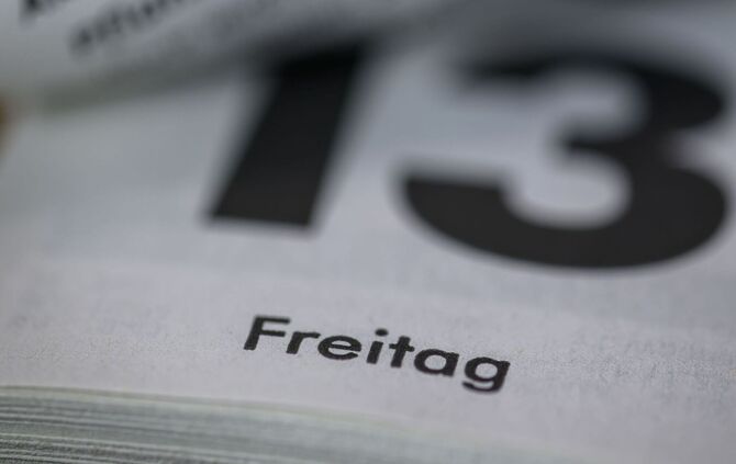 Kalendertag Freitag der 13.