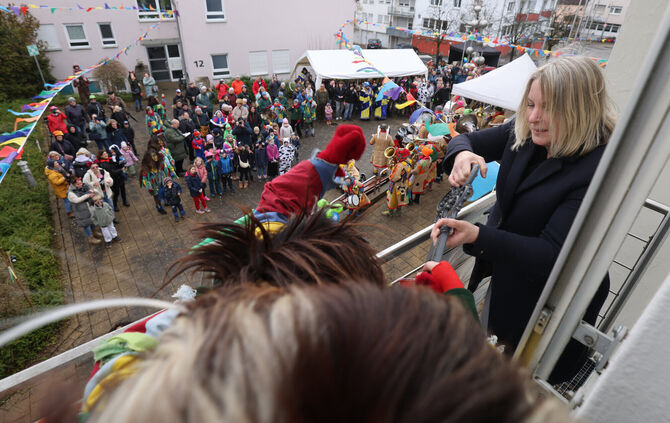 Astrid Loff bei der Amtsenthebung.