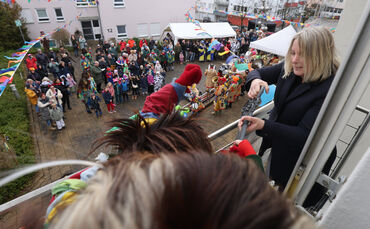 Astrid Loff bei der Amtsenthebung.