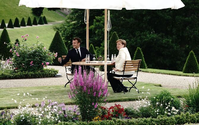 Treffen Merkel und Macron