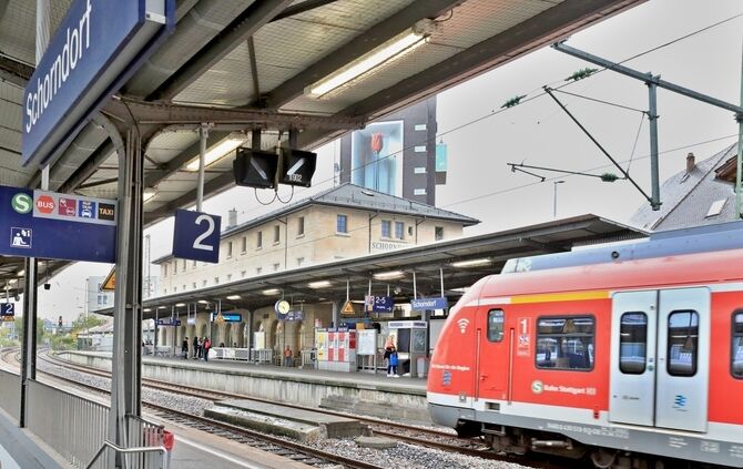 Ab September 2026 stehen Bauarbeiten am Bahnhof Schorndorf an. (Archivfoto)