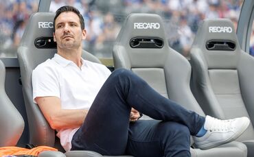 Mario Eggimann,  Geschäftsführer Sport, vermied ein klares Bekenntnis zu Christian Eichner.