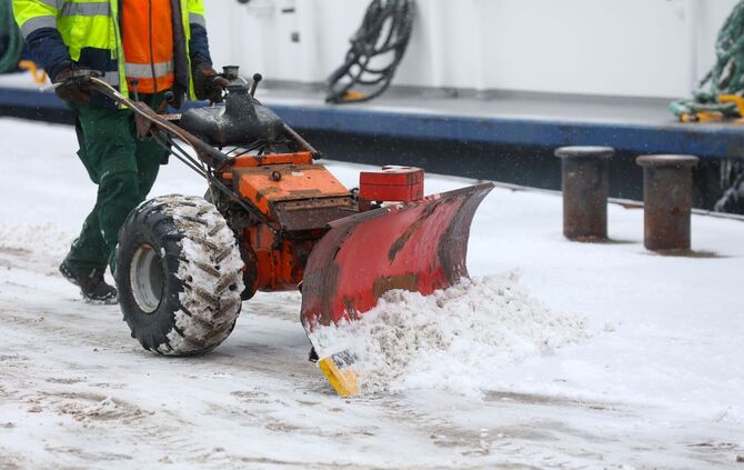 Winterwetter in Hamburg