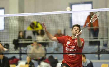 Florian Winniger punktete für die SG in München im ersten Doppel und Mixed.