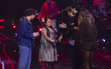 Danaya aus Korb bei ihrem Auftritt bei The Voice Kids.