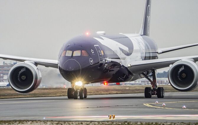 Nur noch drei Business-Sitze in der Boeing 787 bleiben gesperrt. (Archivbild)