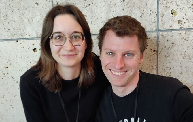 Die Veranstalter Ann-Katrin Zellner und Stefan Zeh.