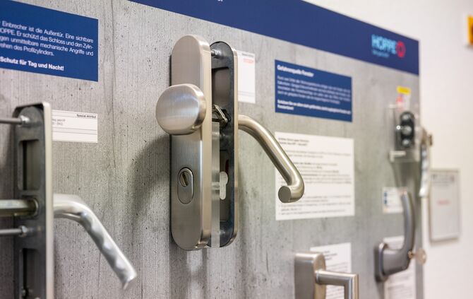 Einbruchschutz bei der Messe Rund ums Haus