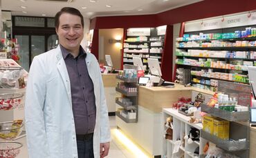 Die Stadt-Apotheke Fellbach hat einen neuen Inhaber: Dr. Tobias Raichle.