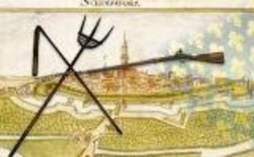 Historische Darstellung Schorndorfs aus dem 17. Jahrhundert.