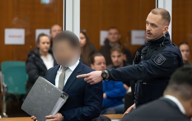 Prozessauftakt «Bahnhofsmord» Frankfurt