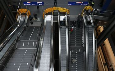 Defekte Rolltreppen am Hauptbahnhof Berlin