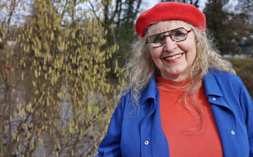 Eine lebensfrohe Dame: Elisa Sailer.