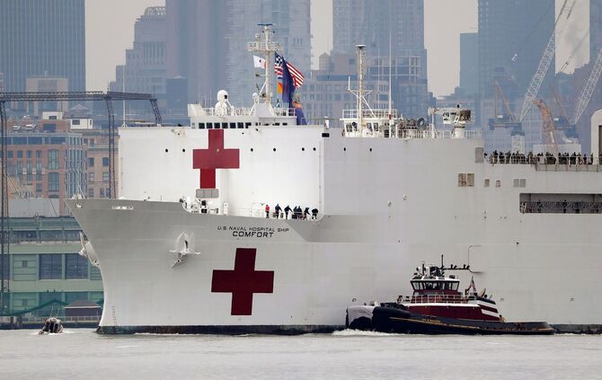 Lazarettschiff «USNS Comfort»