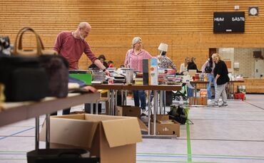 Der Warentauschtag ist ein Umschlagplatz für gutes Gebrauchtes in Welzheim.