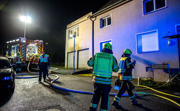 Feuerwehr-Einsatz in der Bahnhofstraße.