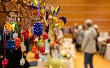 Der Ostereiermarkt in der Künkelinhalle.