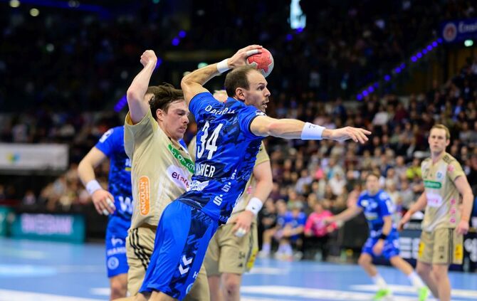 Kai Häfner (hier gegen Leif Tissier) war mit von Hannover kaum zu bremsen.