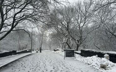 Winterwetter in New York