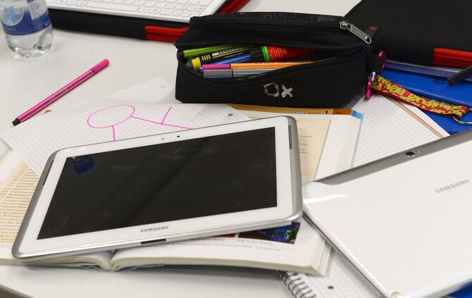 Tablet im Unterricht