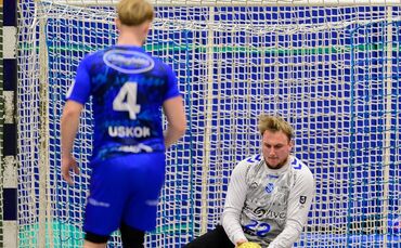 Vor allem in der Anfangsphase hielt der TVB-Torhüter Nick Lehmann (links Dalio Uskok) stark. Für Zählbares reichte es in Würzbur