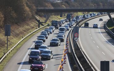 So sah es auf der B29 schon öfter aus, seit die Sanierungen begonnen haben. Ein Trost: Der nächste Bauabschnitt ist der letzte.