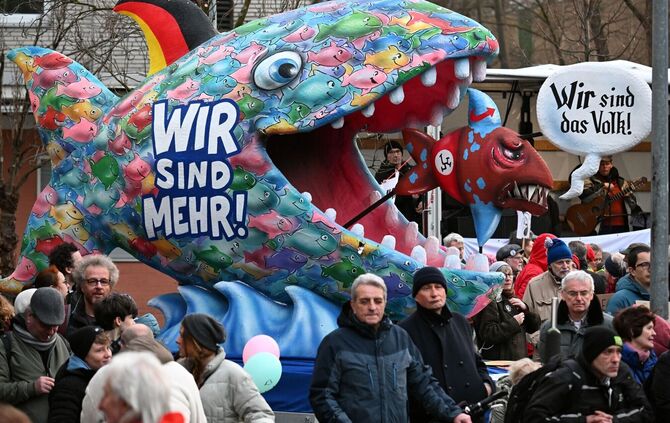 Protest gegen AfD-Treffen