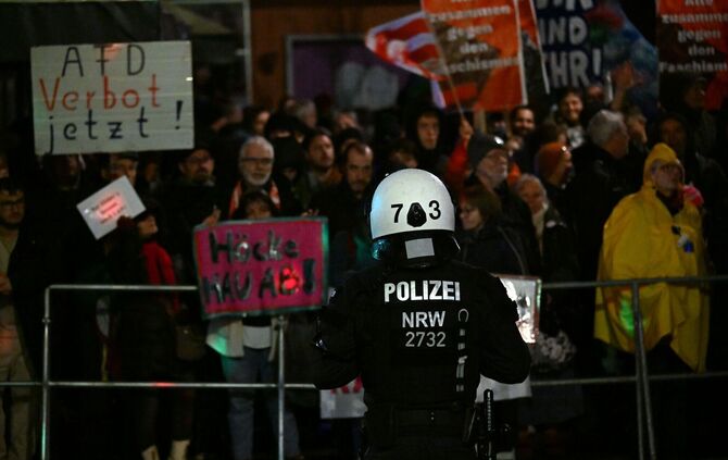 Protest gegen AfD-Treffen