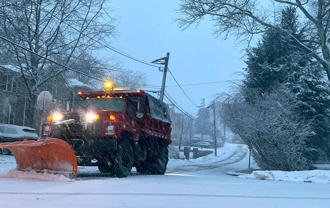 Winterwetter in New Jersey