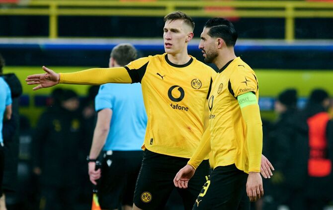 Nico Schlotterbeck (l) und Emre Can