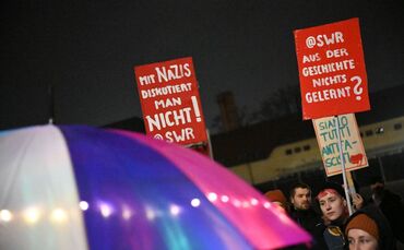 Vor der Landtagswahl: Protest vor SWR-Triell