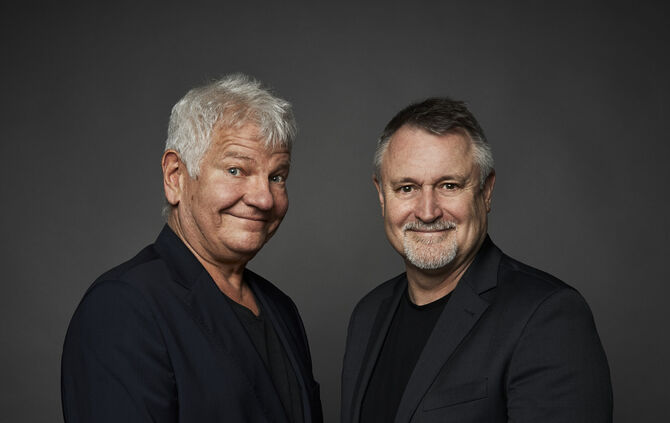 Werner Koczwara und Ernst Mantel präsentieren ihr neues Programm "The Bänd in the Länd" im Merlin Backnang.