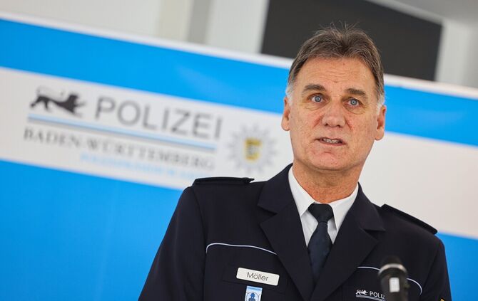 Polizeipräsident Reiner Möller hat am Mittwoch (25.02.) in Aalen über die Sicherheitslage berichtet.