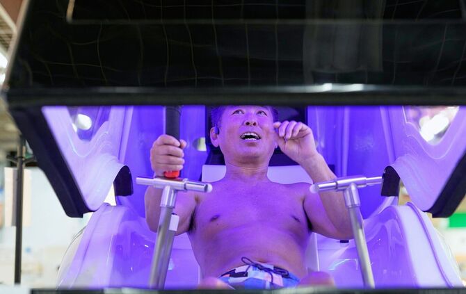 Menschliche Waschmaschine in Japan: Sauber in 15 Minuten