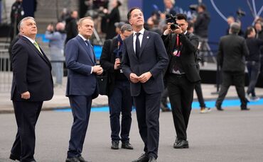 Orban, Tusk und Rutte