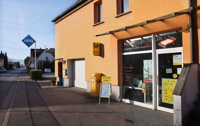 Nur noch bis Samstag, 28. Februar, geöffnet: das Post & Mehr-Lädchen an der Haubersbronner Ortsdurchfahrt.