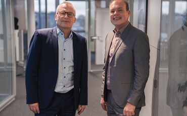 Neuer Finanzchef bei Klingele: Andreas Niethammer (r.) übernimmt den Staffelstab von Steffen Gehring (l.).
