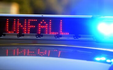 Polizei sichert Unfallstelle