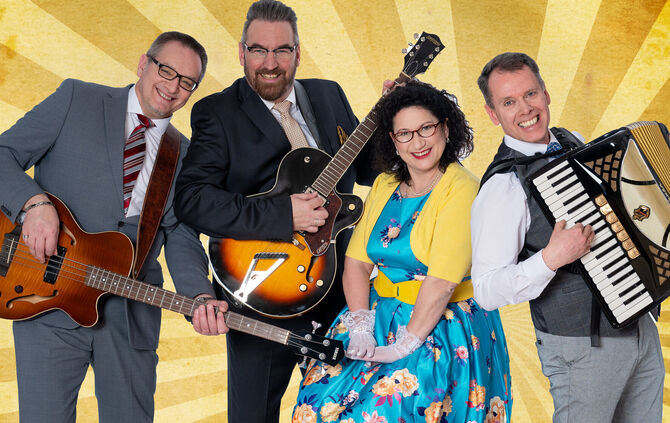 Die Band Ela und die Herzensbrecher tritt in der Discothek Belinda  auf.