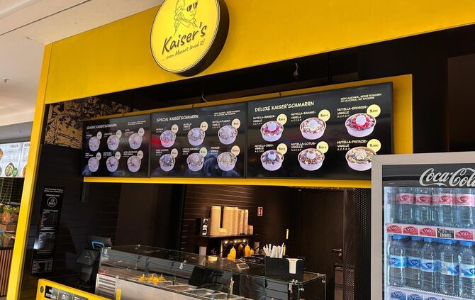Auf der Karte stehen rund 18 unterschiedliche Kaiserschmarrn-Varianten.